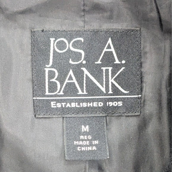 Jos. A. Bank Wool Pea Coat – Men's Medium – Black - Picture 13 of 16